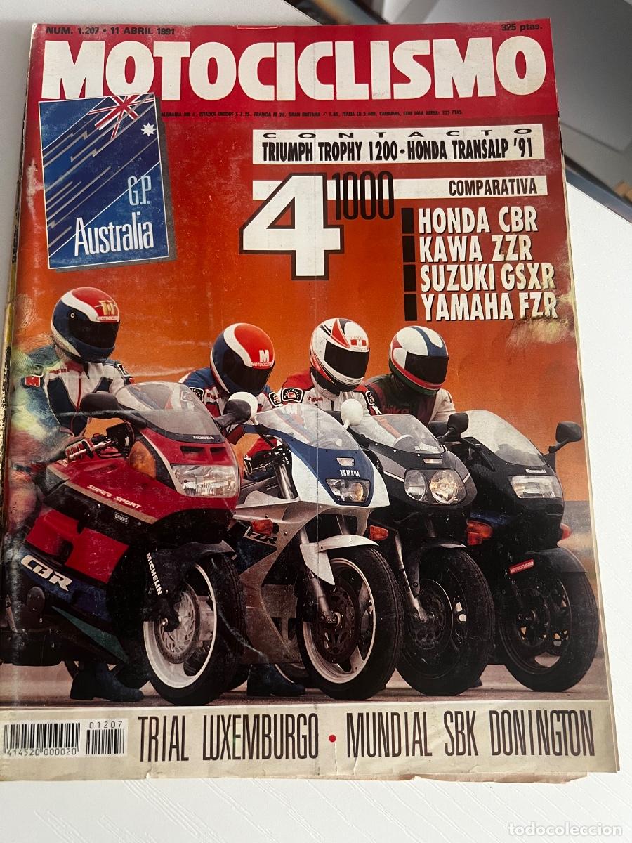 Coches y motocicletas: MOTOCICLISMO. N&ordm; 1207. ABRIL 1991. PRUEBA: HONDA XLV 600 TRANSALP. CIRCUITO MUNDO VELOCIDAD. LEER