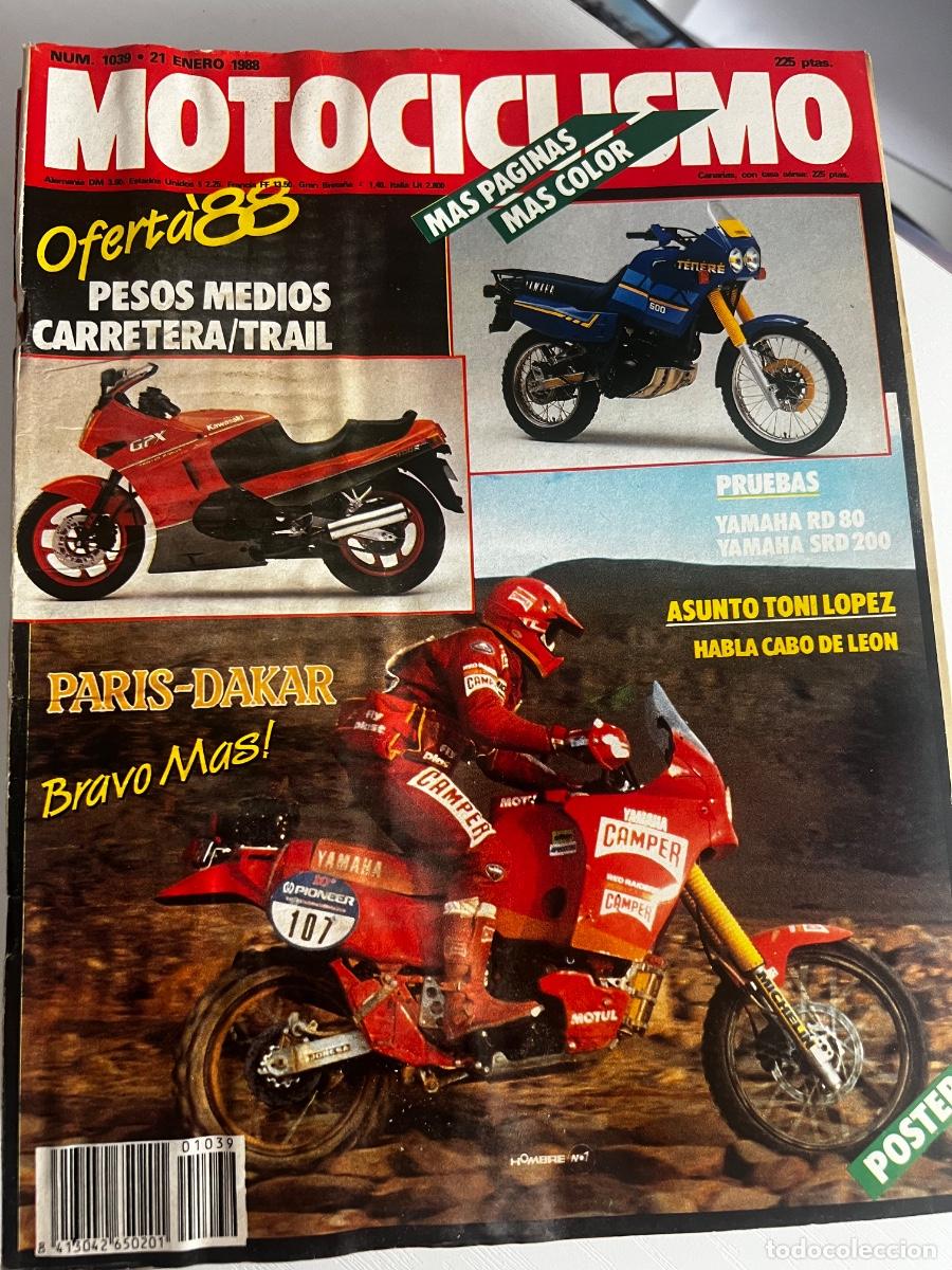Coches y motocicletas: MOTOCICLISMO. N&deg; 1039. ENERO 1988. PRUEBA: YAMAHA SDR 200. DAKAR EN IM&Aacute;GENES. LEER