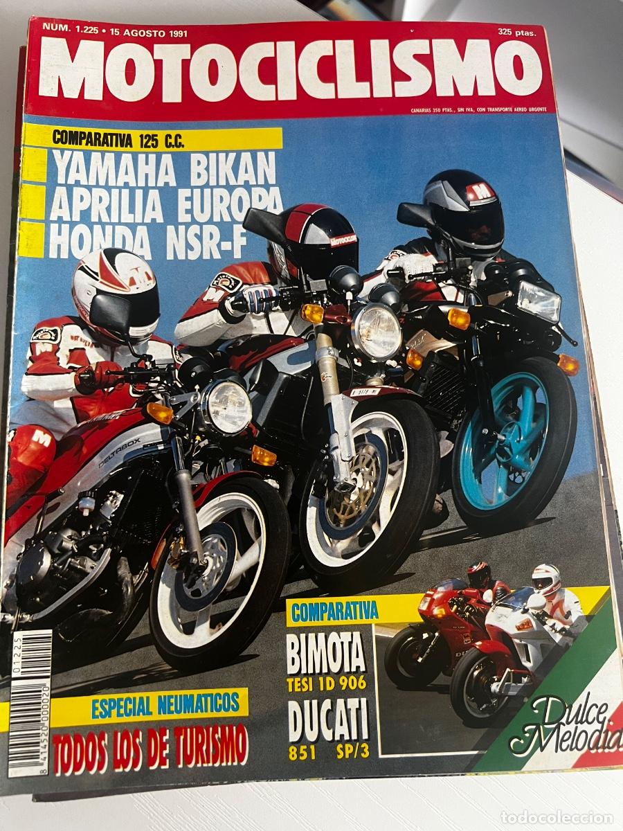Coches y motocicletas: MOTOCICLISMO. N&ordm; 1225. AGOSTO 1991. PRUEBA: BIMOTA TESI. DUCATI 851. GAS GAS TR 125. LEER