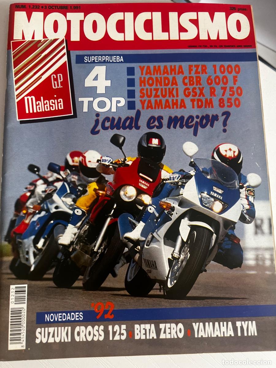 Coches y motocicletas: MOTOCICLISMO. N&ordm; 1232. OCTUBRE 1991. GRAN PREMIO MALASIA. NOVEDADES SUZUKI CROSS 125. YAMAHA. LEER