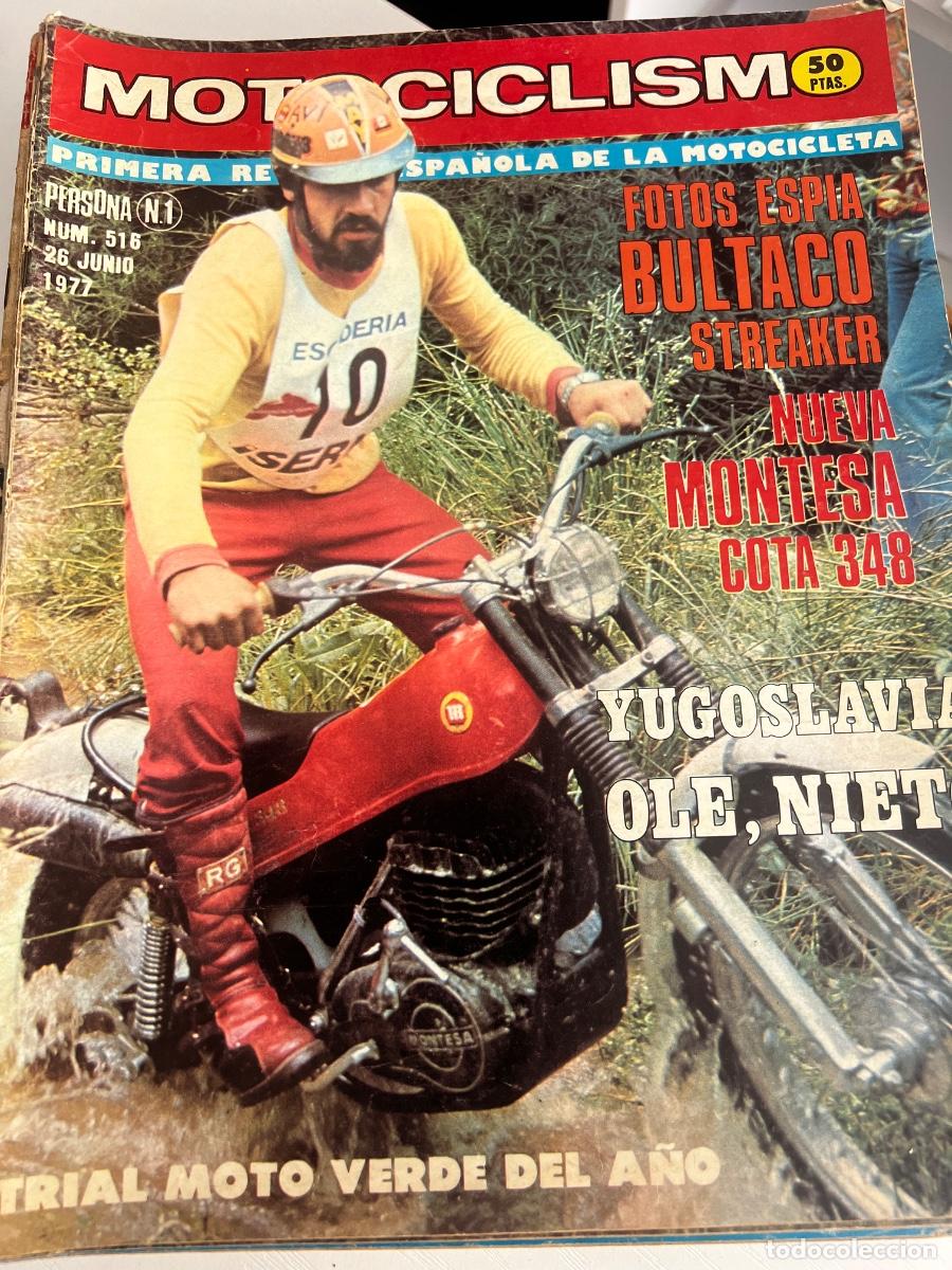 Automobili e Motociclette: MOTOCICLISMO. N&ordm; 516. A&Ntilde;O 1977. PRUEBA : BENELLI 350-LS. YUGOSLAVIA : OLE NIETO. NUEVA MON.... LEER.