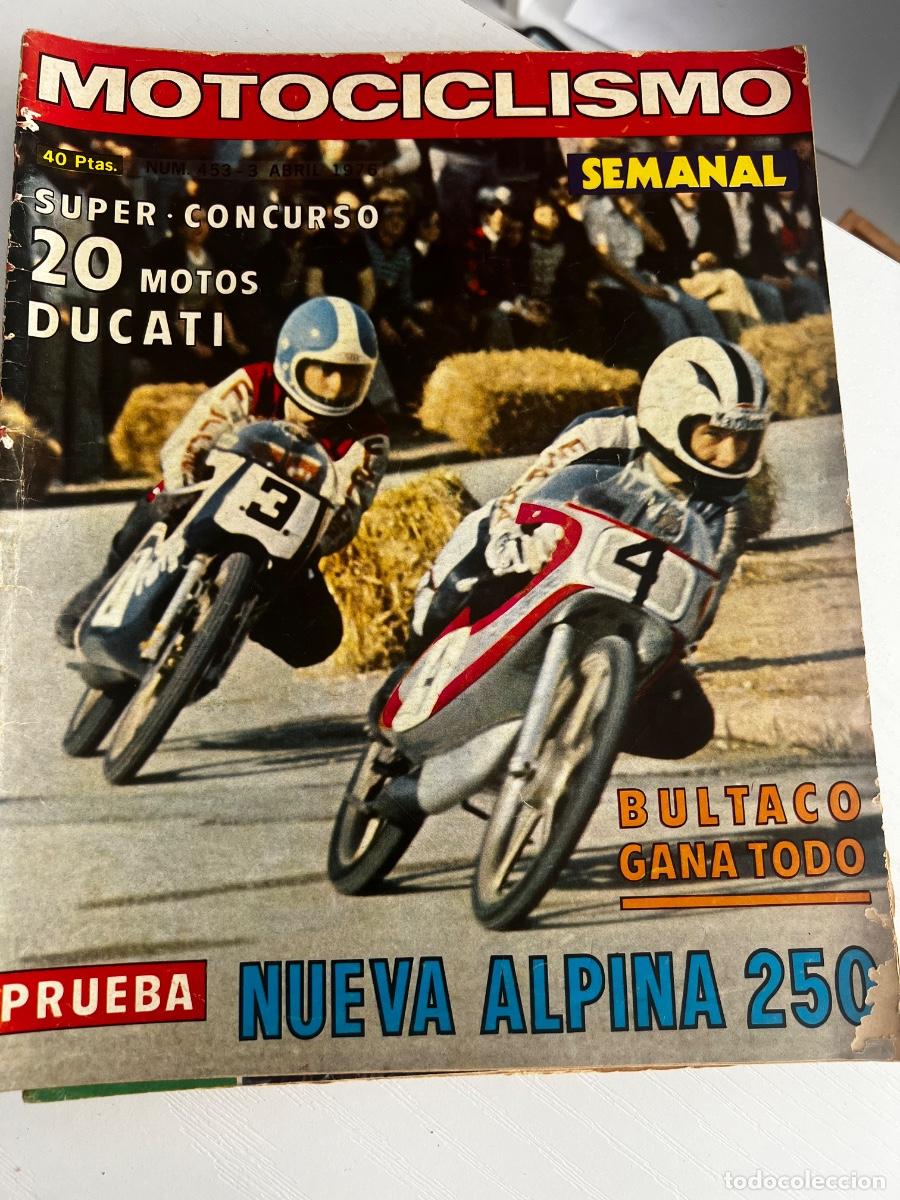 Automobili e Motociclette: MOTOCICLISMO. N&ordm; 454. A&Ntilde;O 1976. 20 MOTOS DUCATI CONCURSO. BULTACO GANA TODO.