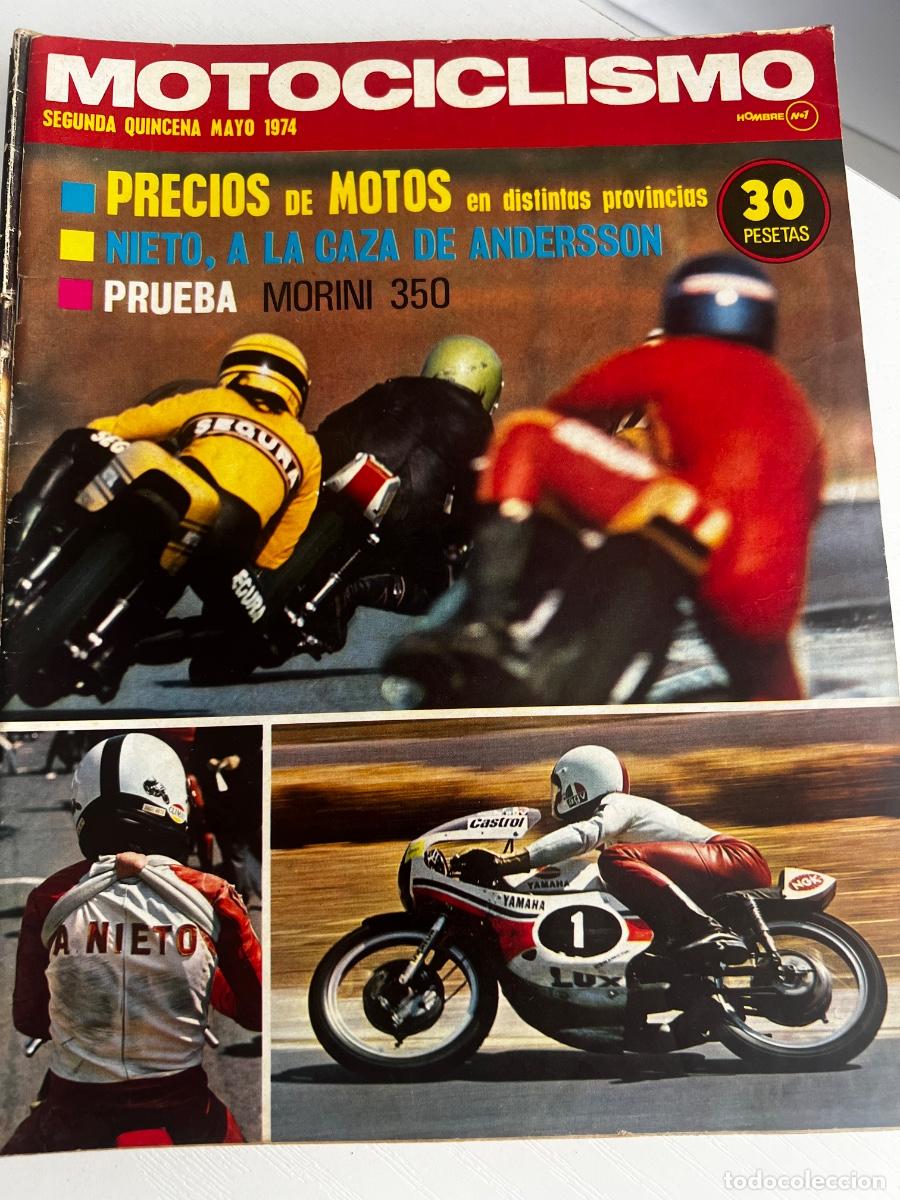 Coches y motocicletas: MOTOCICLISMO. 2&ordf; QUINCENA MAYO 1974. PRUEBA: MORINI 350. NUEVOS DETALLES EN LA S. LEER