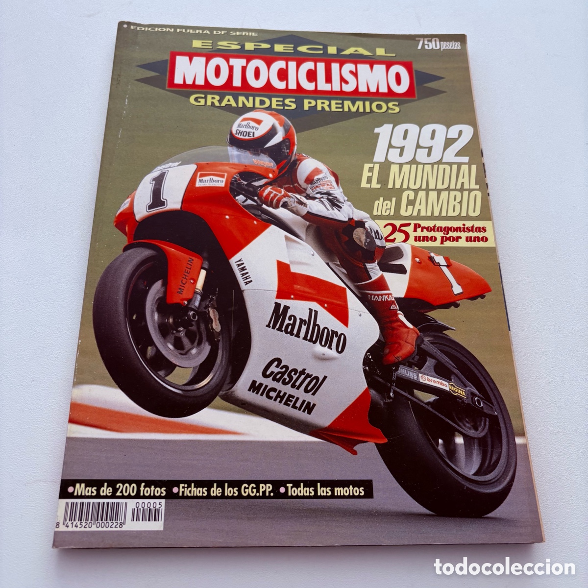 Coches y motocicletas: REVISTA MOTOCICLISMO ESPECIAL GRANDES PREMIOS 1992