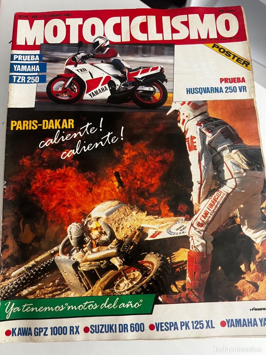 Coches y motocicletas: MOTOCICLISMO. N&ordm; 988. ENERO 1987. YAMAHA TZR 250. HUSQVARNA 250 VR. LAS MOTOS DEL A&Ntilde;O. LEER