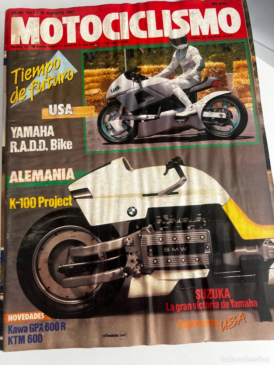 Coches y motocicletas: MOTOCICLISMO. N&deg; 1017. AGOSTO 1987. SUZUKA LA GRAN VICTORIA DE YAMAHA. SUPERCROSS USA. LEER