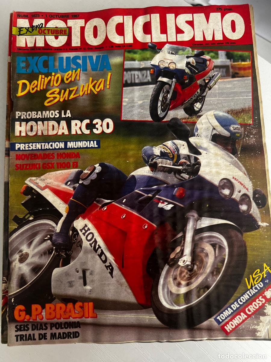 Coches y motocicletas: MOTOCICLISMO. N&deg; 1023. OCTUBRE 1987. EXCLUSIVA DELIRIO EN SUZUKA. HONDA RX30. G.P. BRASIL. LEER