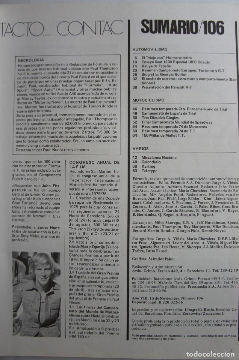 Coches y motocicletas: Formula Competicion Motor. - Foto 2