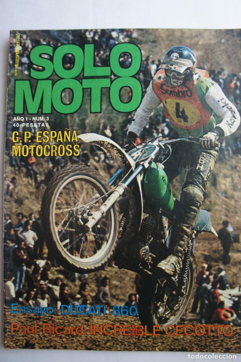 Coches y motocicletas: Revista Solo Moto. a&ntilde;os 70