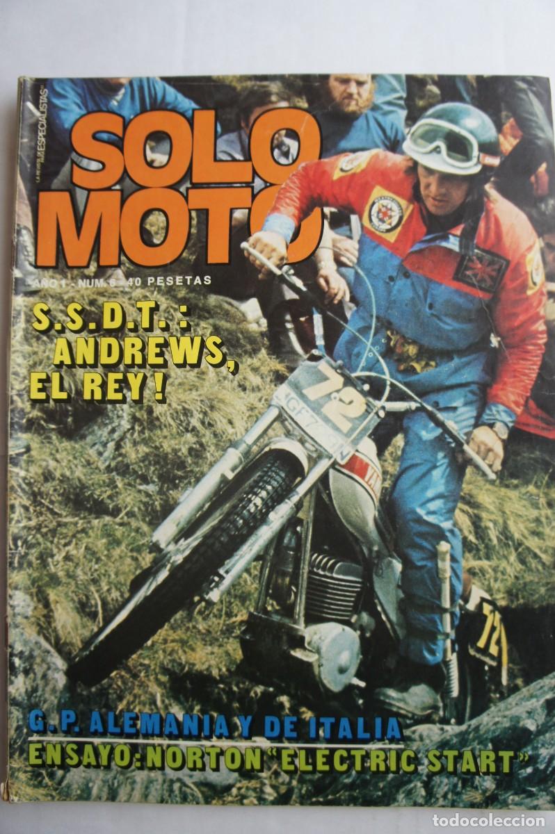 Coches y motocicletas: Revista Solo Moto. a&ntilde;os 70