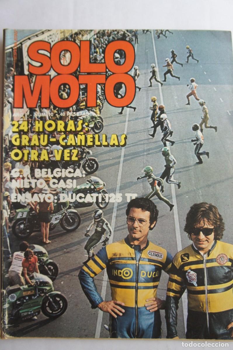 Coches y motocicletas: Revista Solo Moto. a&ntilde;os 70