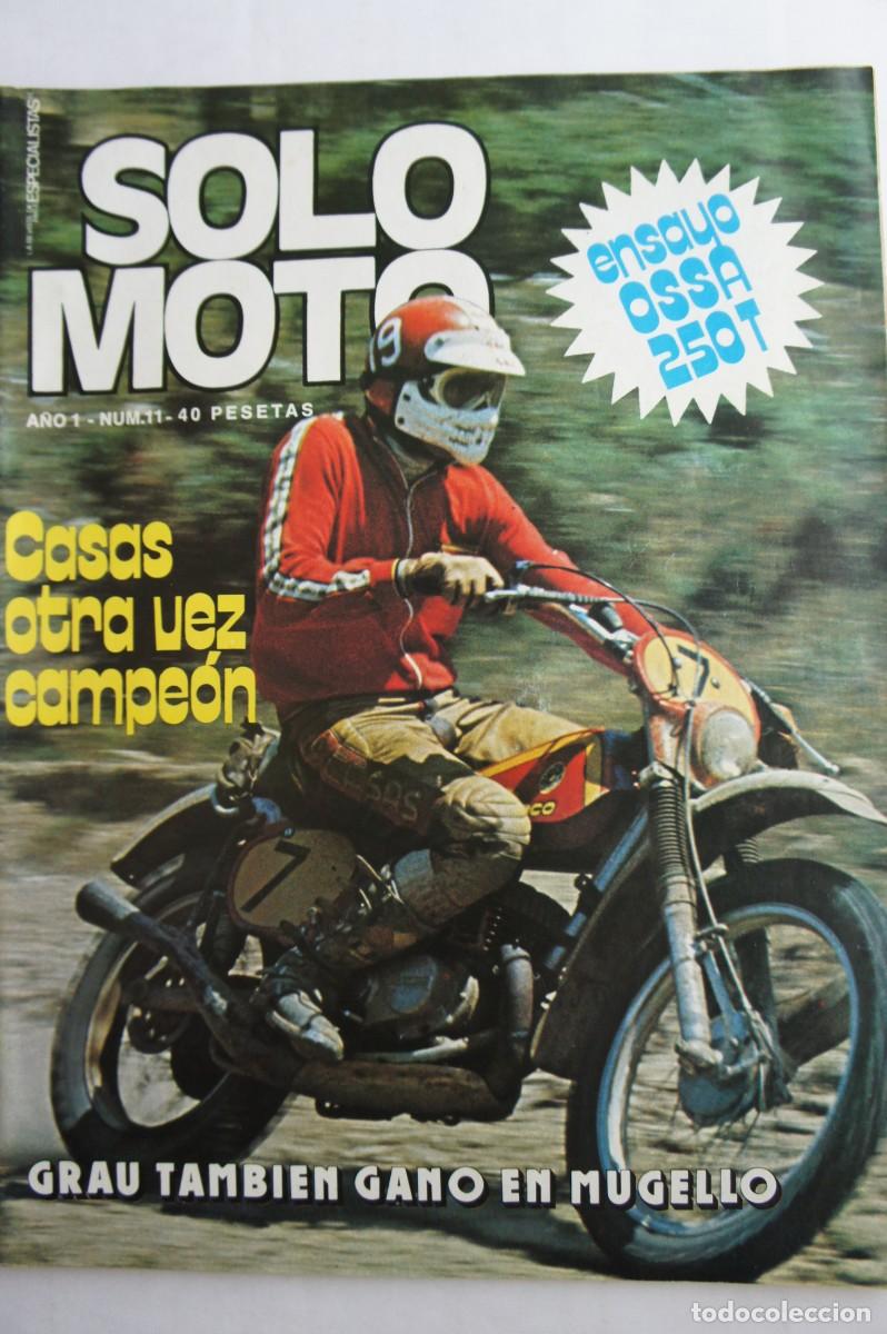 Coches y motocicletas: Revista Solo Moto. a&ntilde;os 70