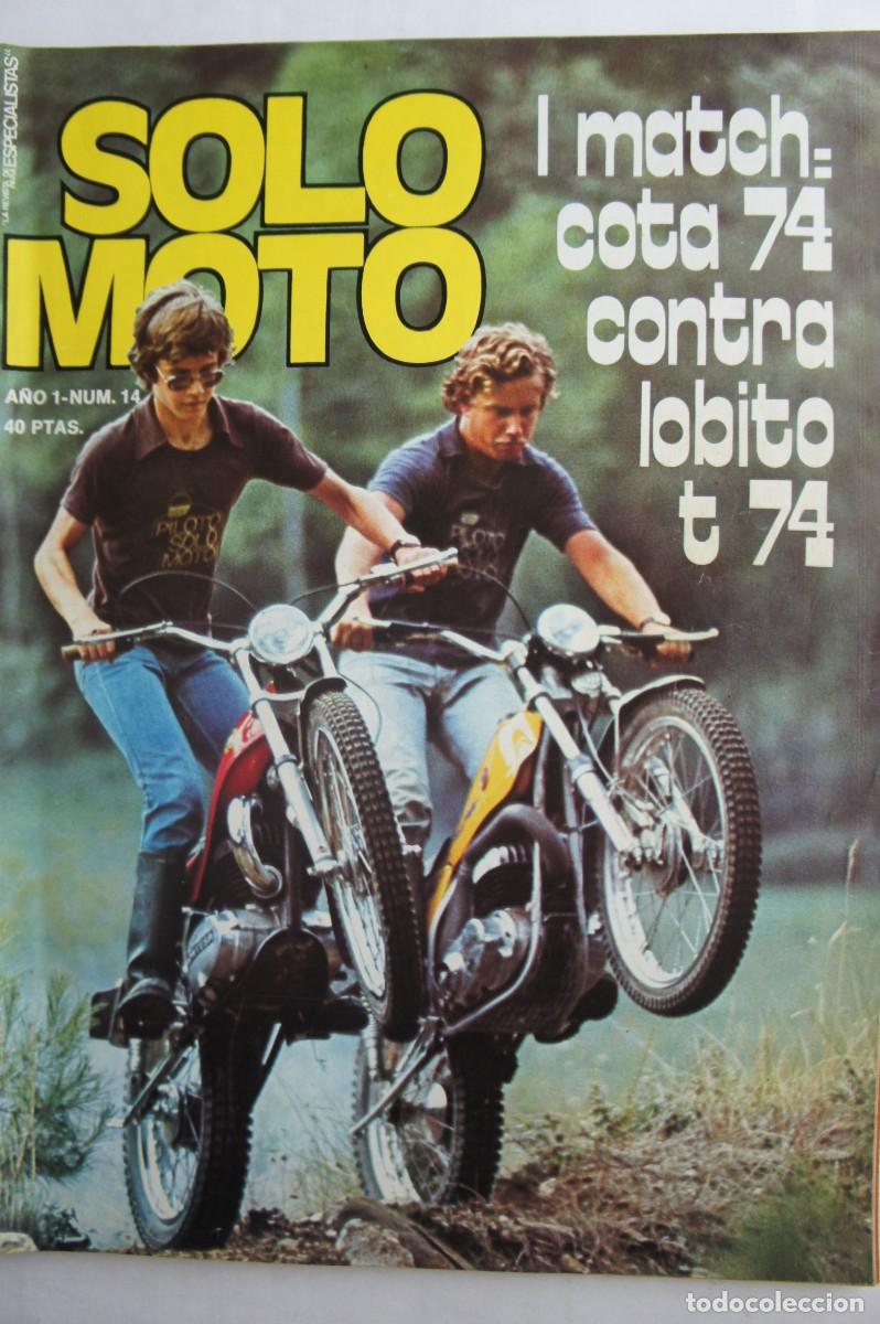 Coches y motocicletas: Revista Solo Moto. a&ntilde;os 70