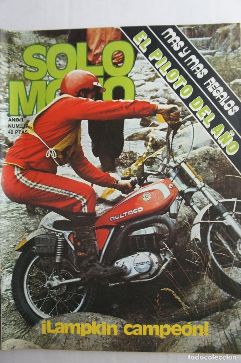 Coches y motocicletas: Revista Solo Moto. a&ntilde;os 70