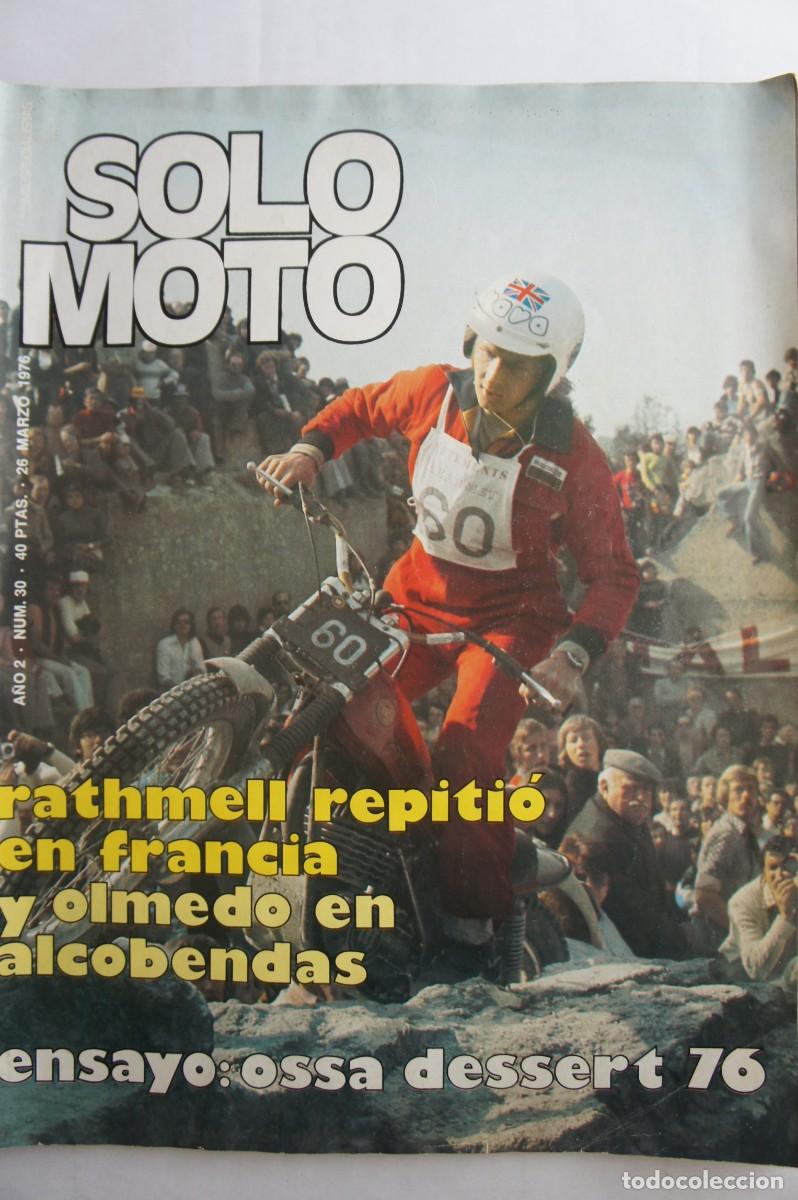 Coches y motocicletas: Revista Solo Moto. a&ntilde;os 70