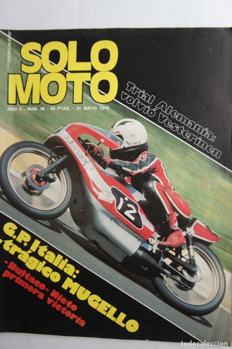 Coches y motocicletas: Revista Solo Moto. a&ntilde;os 70