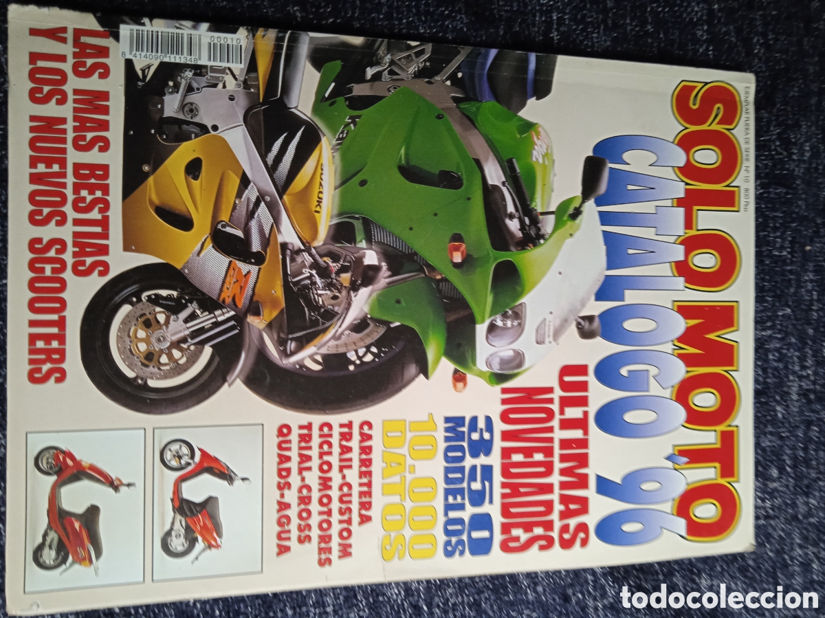 Coches y motocicletas: SOLO MOTO. CAT&Aacute;LOGO 96. - 1996. APRILIA, BMW, CAGIVA, DUCATI, HARLEY, HONDA, -FUERA DE SERIE N&ordm; 10