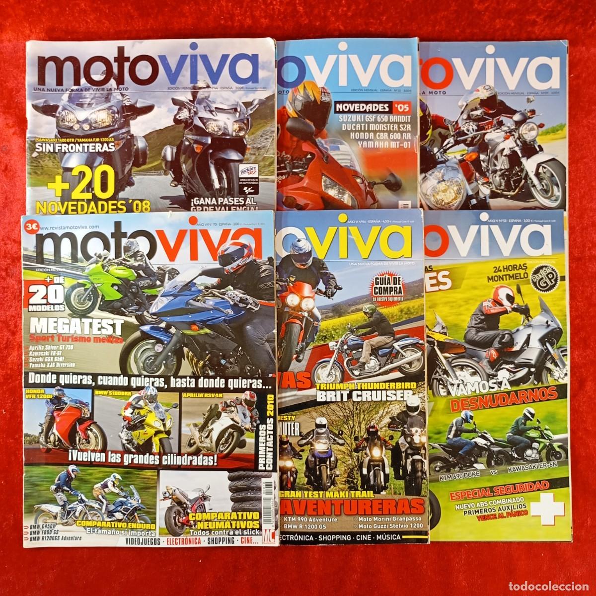 Coches y motocicletas: MOTOVIVA - UNA NUEVA FORMA DE VIVIR LA MOTO - LOTE 6 REVISTAS DE MOTOS - VER N&Uacute;MEROS EN FOTOS / 410