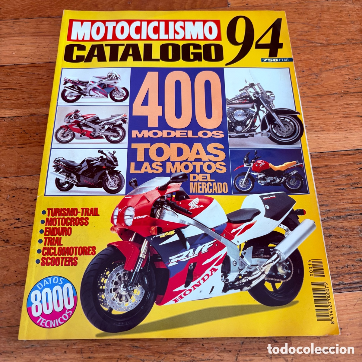 Coches y motocicletas: Revista motociclismo cat&aacute;logo 94 - 1994 n&ordm; 13