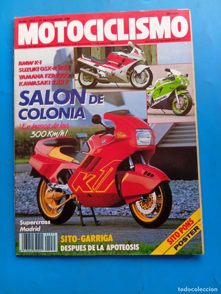 Coches y motocicletas: MOTOCICLISMO. N&ordm; 1075. A&Ntilde;O 1988. HONDA CB-460 DX KEVEN SCHWANTZ. MUSEO GUZZI... LEER.