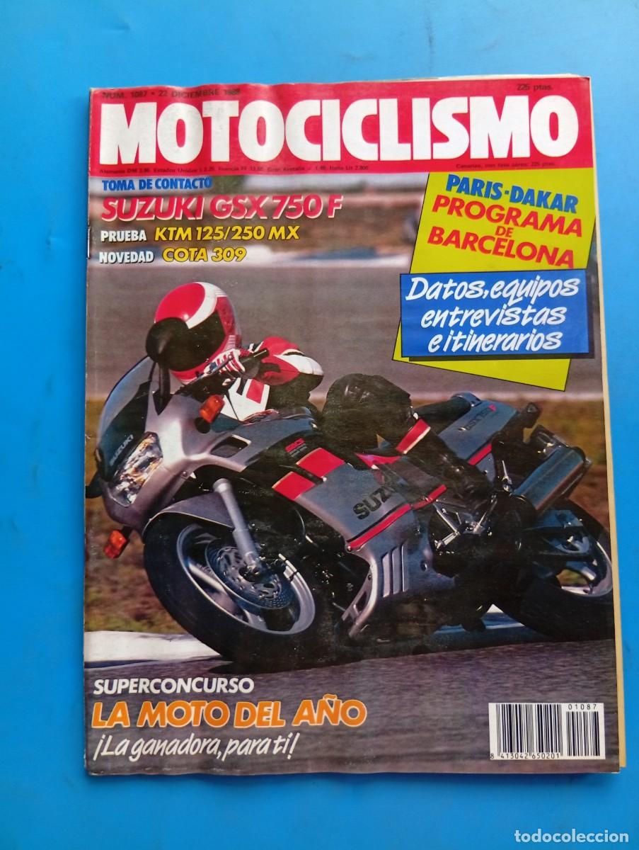 Coches y motocicletas: MOTOCICLISMO. N&ordm; 1087. A&Ntilde;O 1988. SUZUKI GSX 750F. PRUEBA: KTM 125/250 MX. ENTREVISTA GEORGES... LEER