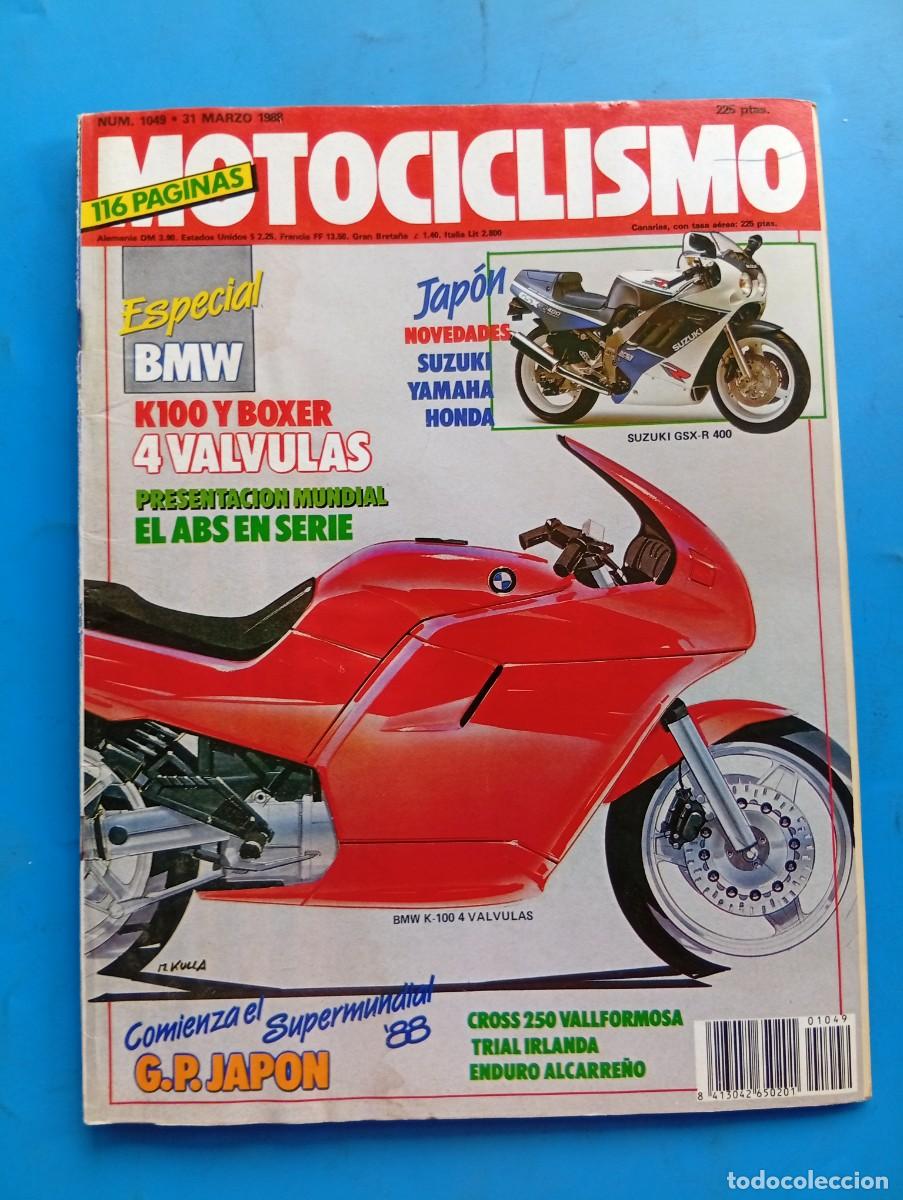 Coches y motocicletas: MOTOCICLISMO. N&ordm; 1049. A&Ntilde;O 1988. PRUEBA: KTM 600 LC 4. NOVEDADES HONDA. ENTREVISTA: DANI AMAT.. LEER