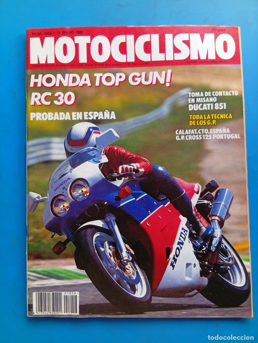 Coches y motocicletas: MOTOCICLISMO. N&ordm; 1056. A&Ntilde;O 1988. PRUEBA: HONDA VFR 750R. DUCATI 851 STRADA. NOVEDADES DEL .... LEER.
