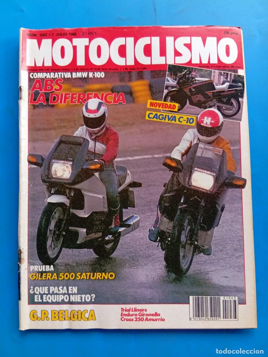 Coches y motocicletas: MOTOCICLISMO. N&ordm; 1063. JULIO 1988. PRUEBA: GILERA SATURNO 500. CIRCUITO DE ESPA&Ntilde;A DE ENDURO.... LEER