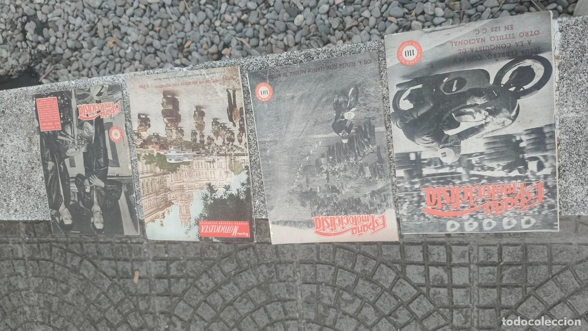 Coches y motocicletas: Lot de 4 revues Espana motocyclista 1951,57 tr&egrave;s bon etat