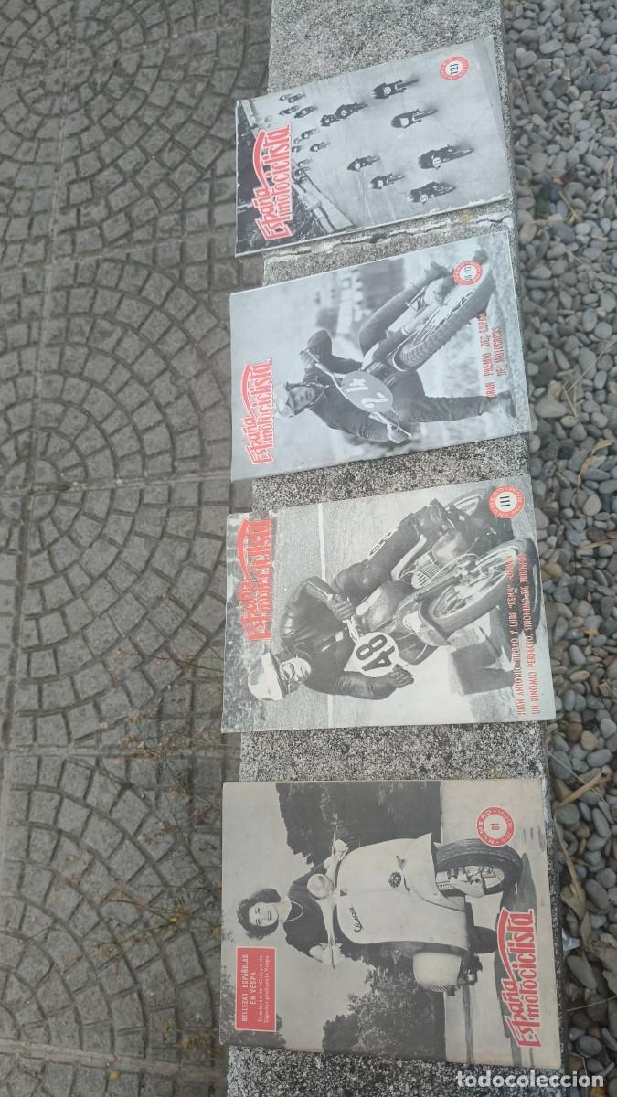 Coches y motocicletas: Lot de 4 revues Espana motocyclista 1951,57 tr&egrave;s bon etat