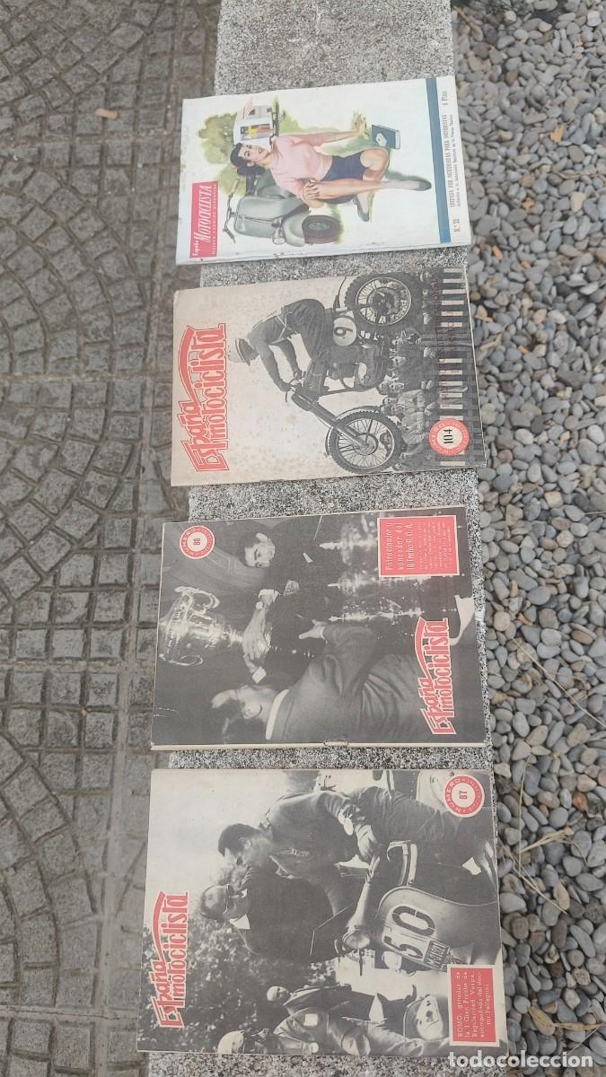 Coches y motocicletas: Lot de 4 revues Espana motocyclista 1951,57 tr&egrave;s bon etat