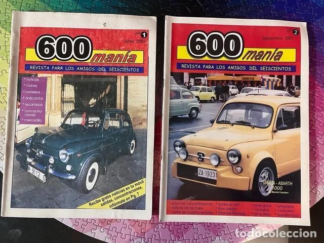 Coches y motocicletas: 2 REVISTAS SEAT 600 MANIA 1 Y 2