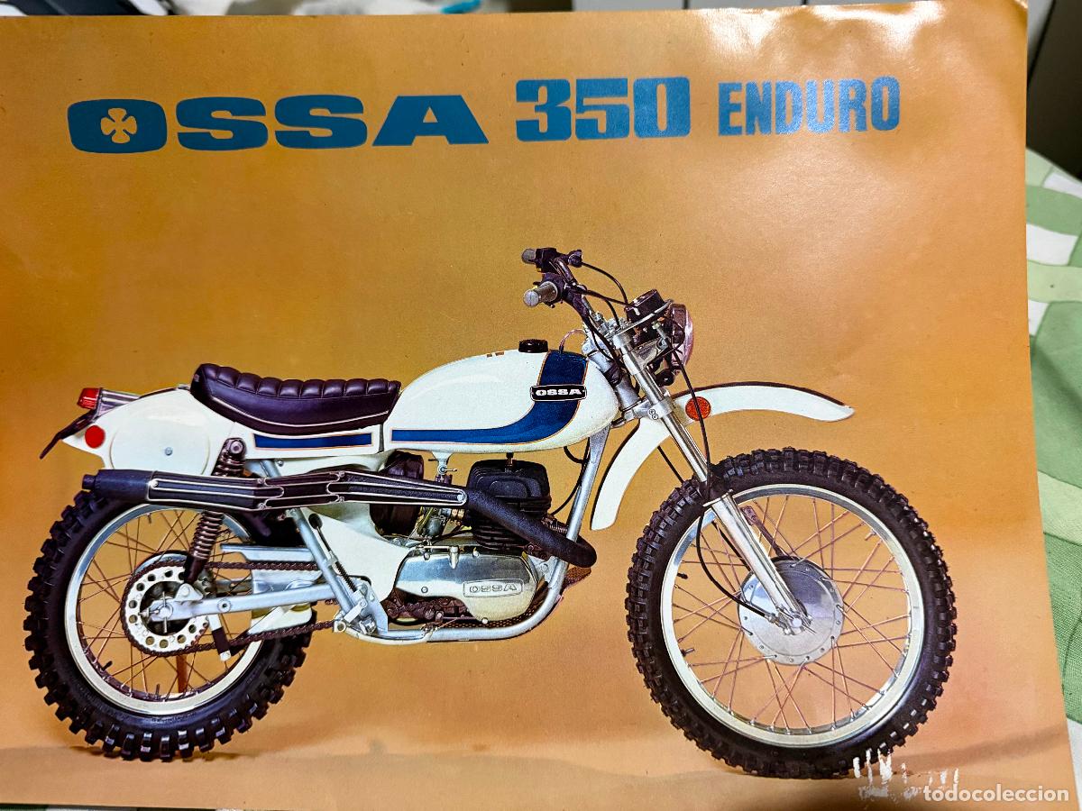 Coches y motocicletas: L&aacute;mina moto ossa 350 enduro