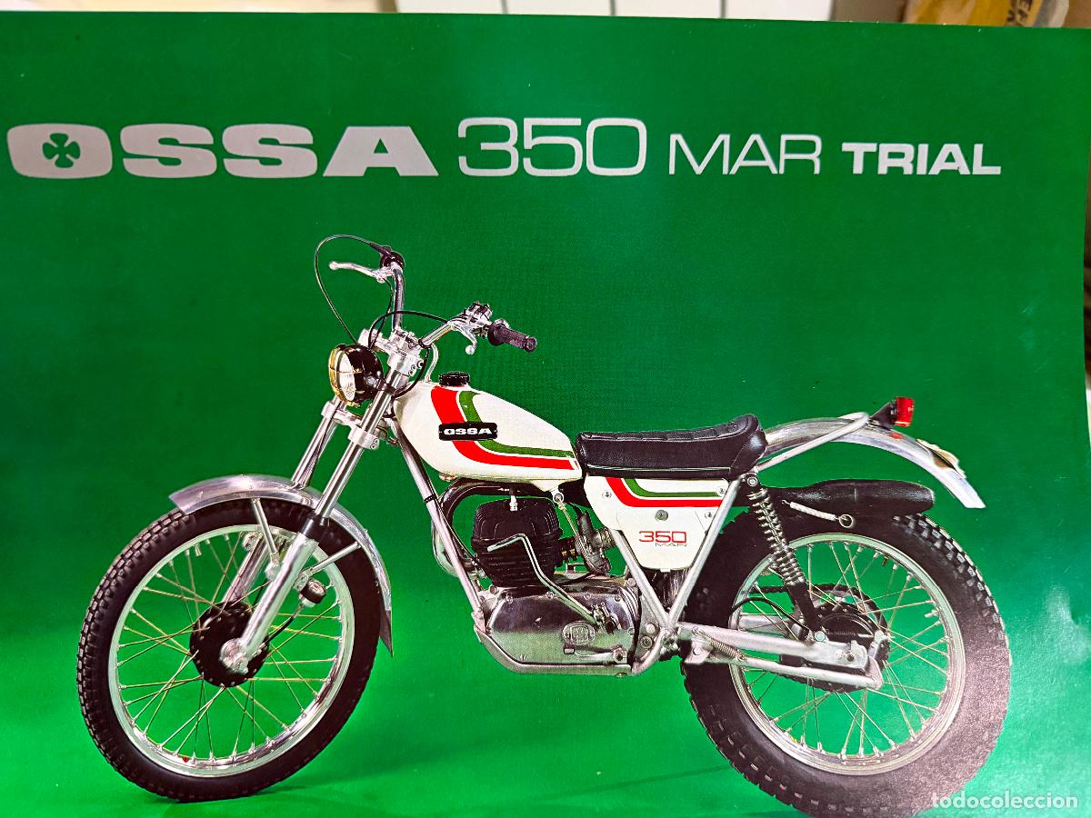 Coches y motocicletas: L&aacute;mina moto ossa 350 mar trial