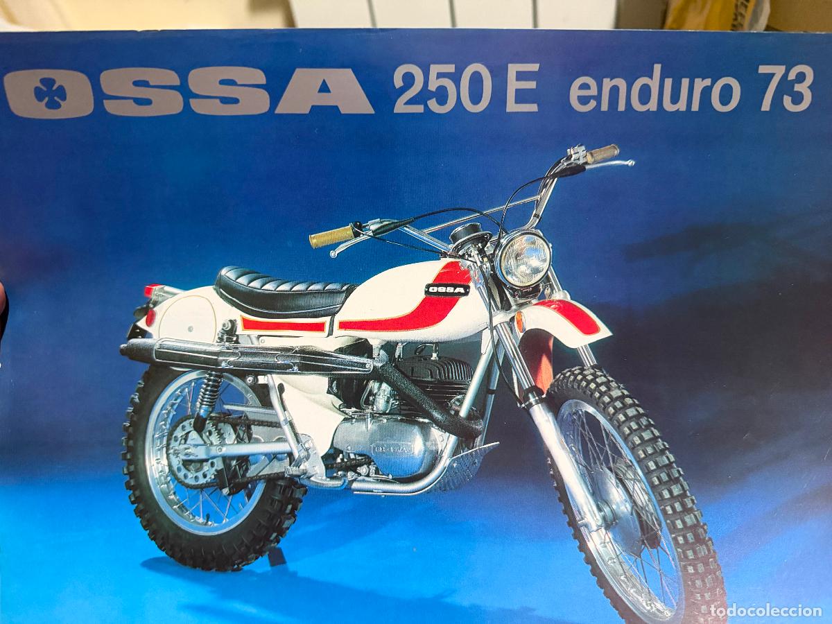 Coches y motocicletas: L&aacute;mina moto ossa 250 E enduro 73