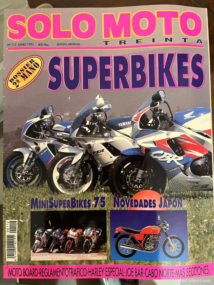 Coches y motocicletas: Solo Moto 30-Revistas 95 al 113 correlativos 1991-1992