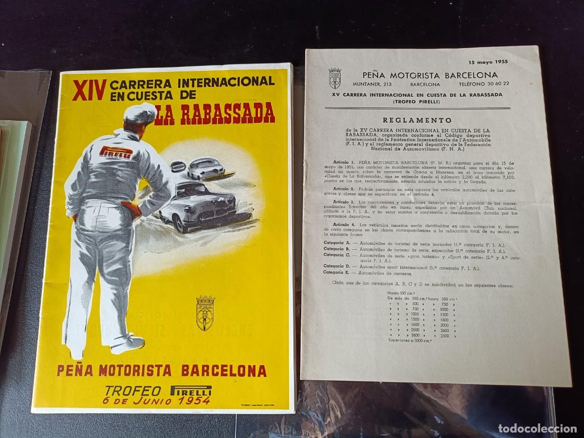 Coches y motocicletas: La Rabassada 1954 1955 Derbi Ossa Guzzi Montesa Pegaso
