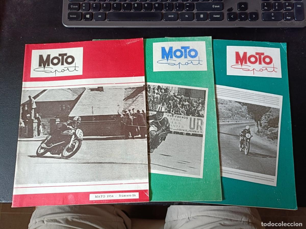 Coches y motocicletas: Moto Sport - revistas de 1954 - Derbi, Norton, NSU, Montesa, Ossa, Bultaco