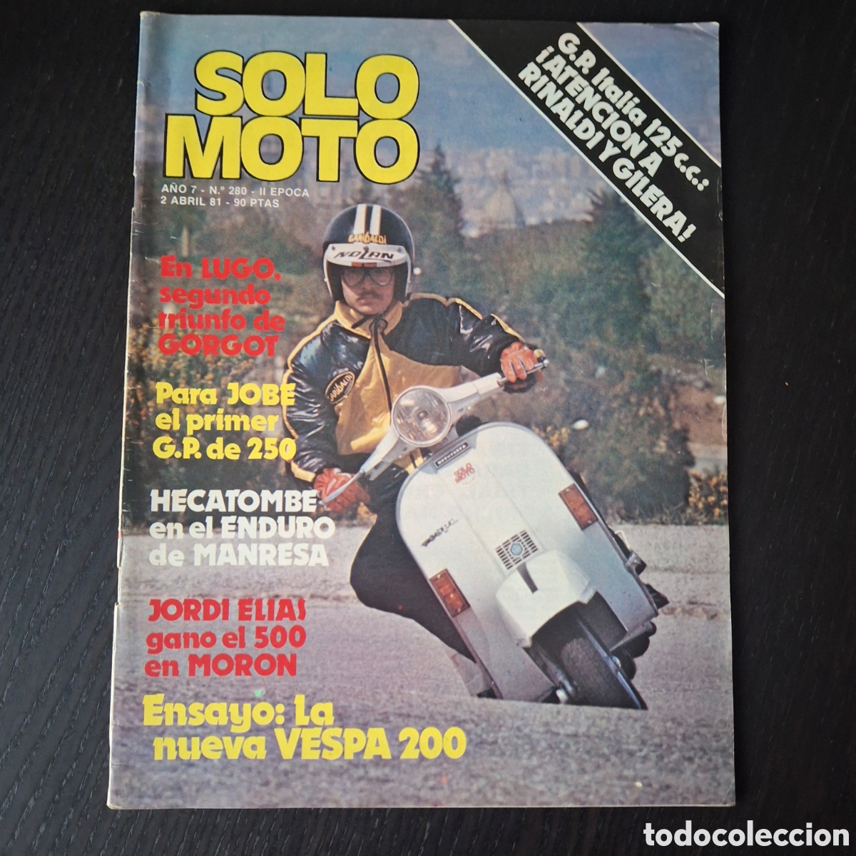 Autos und Motorr&auml;der: SOLO MOTO N&ordm; 280 - VESPA 200 DS DUCATI BRIO 48 SCOOTER VETMO 250 PIAGGIO MOTOCROSS TRIAL ENDURO