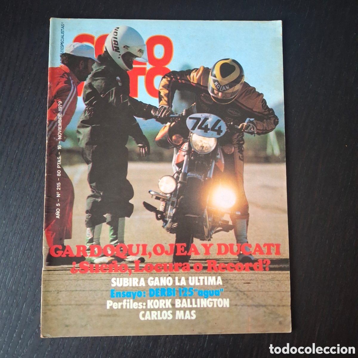 Autos und Motorr&auml;der: SOLO MOTO N&ordm; 215 - BALLINGTON MECATECNO CARLOS MAS TRIAL MADRID DERBI 125 CROSS