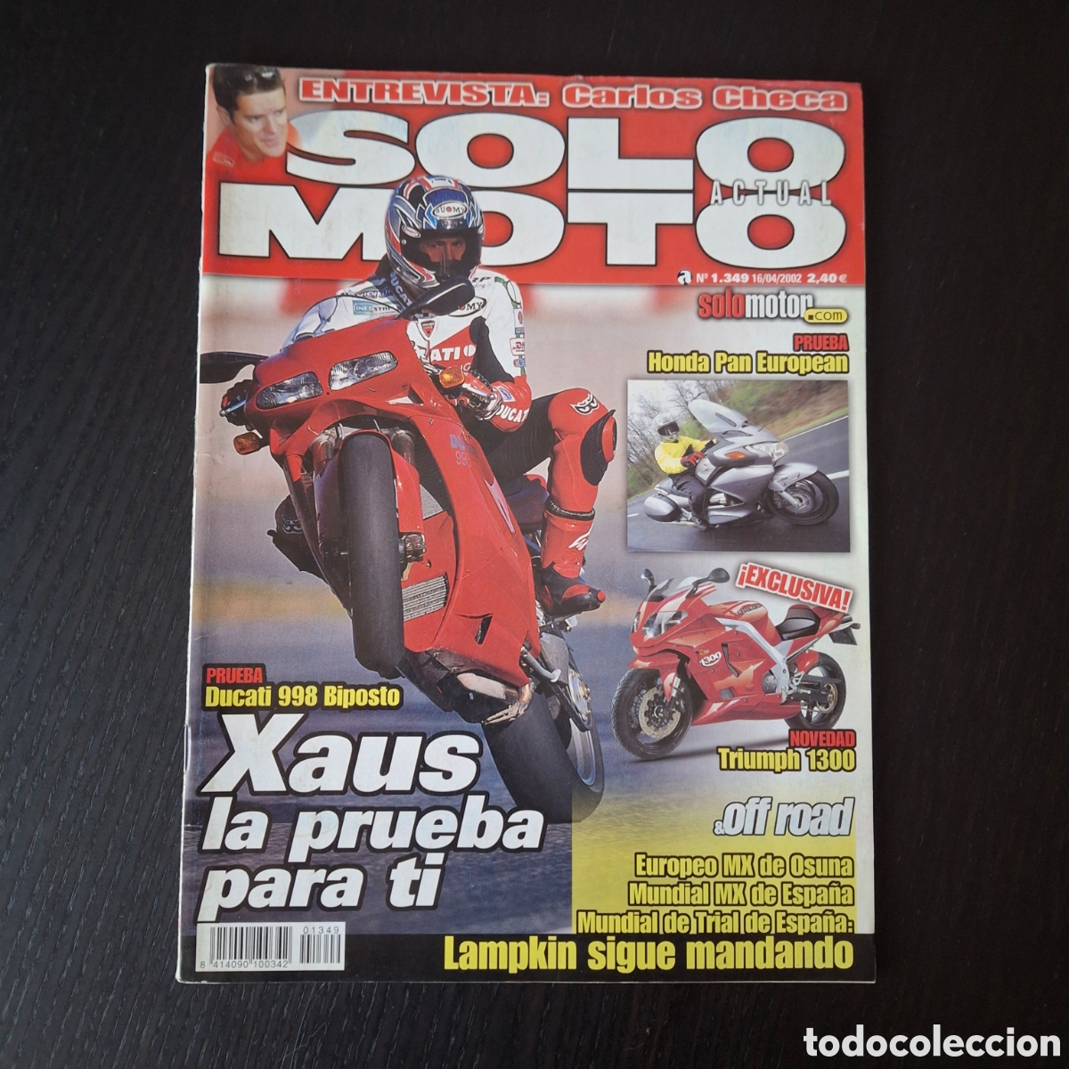 Autos und Motorr&auml;der: SOLO MOTO N&ordm; 1349 - DUCATI 998 BIPOSTO HONDA STX 1300 PAN EUROPEAN PEUGEOT ELYSTAR LOOXOR MOTO GP
