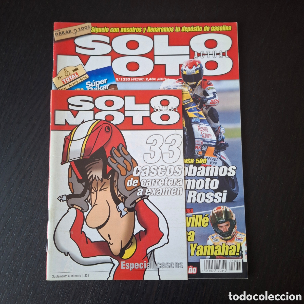 Autos und Motorr&auml;der: SOLO MOTO N&ordm; 1333 - HONDA NSR 500 ROSSI BUELL XB9R FIREBOLT DAKAR MOTO GUZZI V11 TENNI