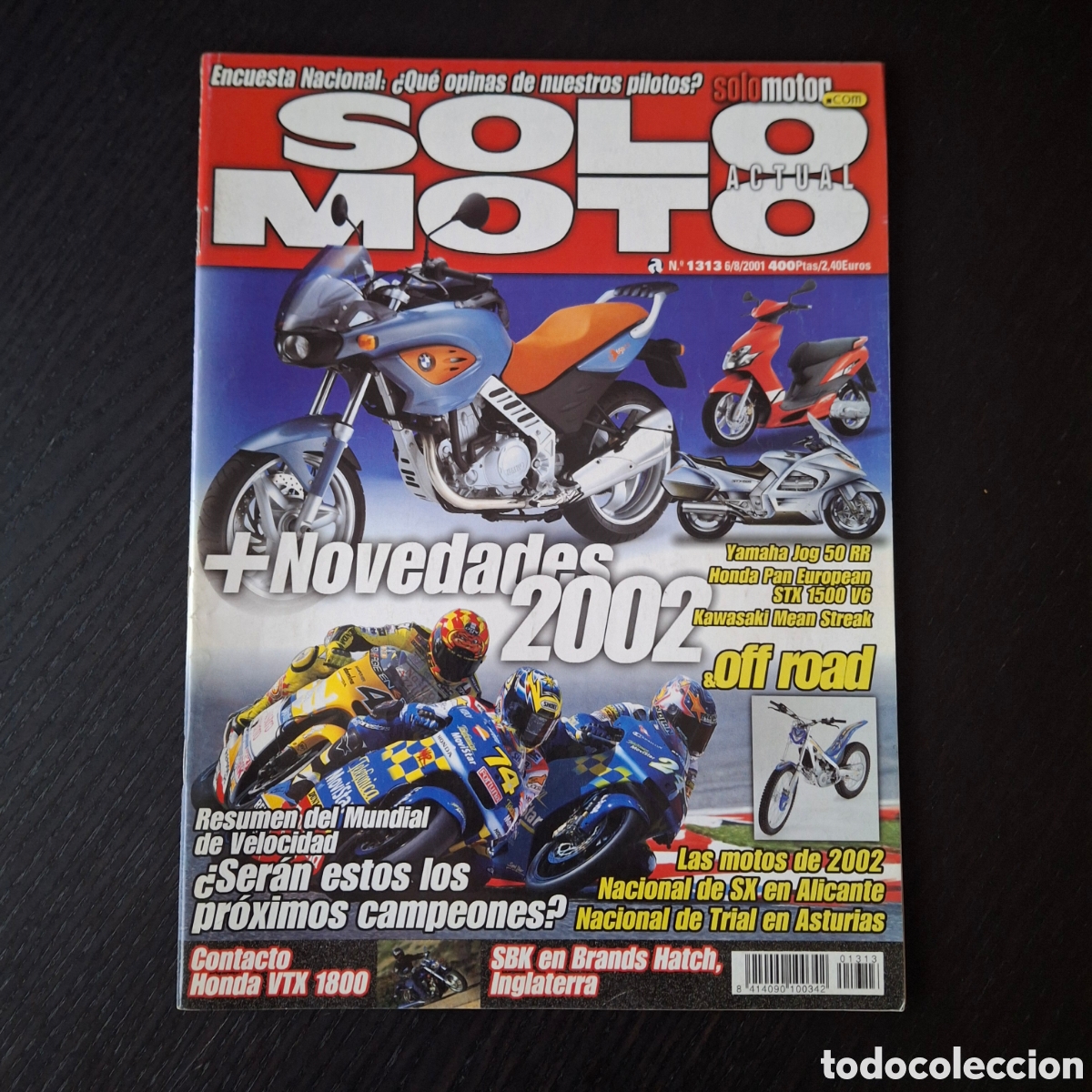 Autos und Motorr&auml;der: SOLO MOTO N&ordm; 1313 - APRILIA RST 1000 FUTURA HONDA VFR 800 KAWASAKI VN 1500 BMW F650 CS VTX 1800
