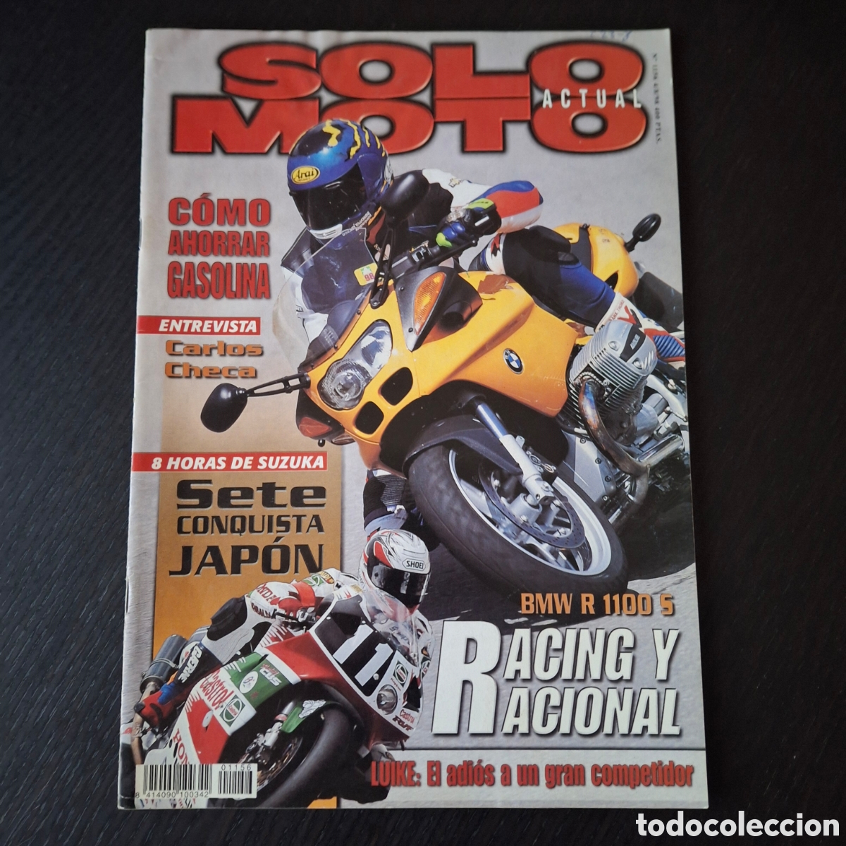 Autos und Motorr&auml;der: SOLO MOTO ACTUAL - N&ordm; 1156 - AGOSTO 1998 - BMW R 1100 S KAWASAKI ZZR 250 APRILIA AREA 50 CHECA