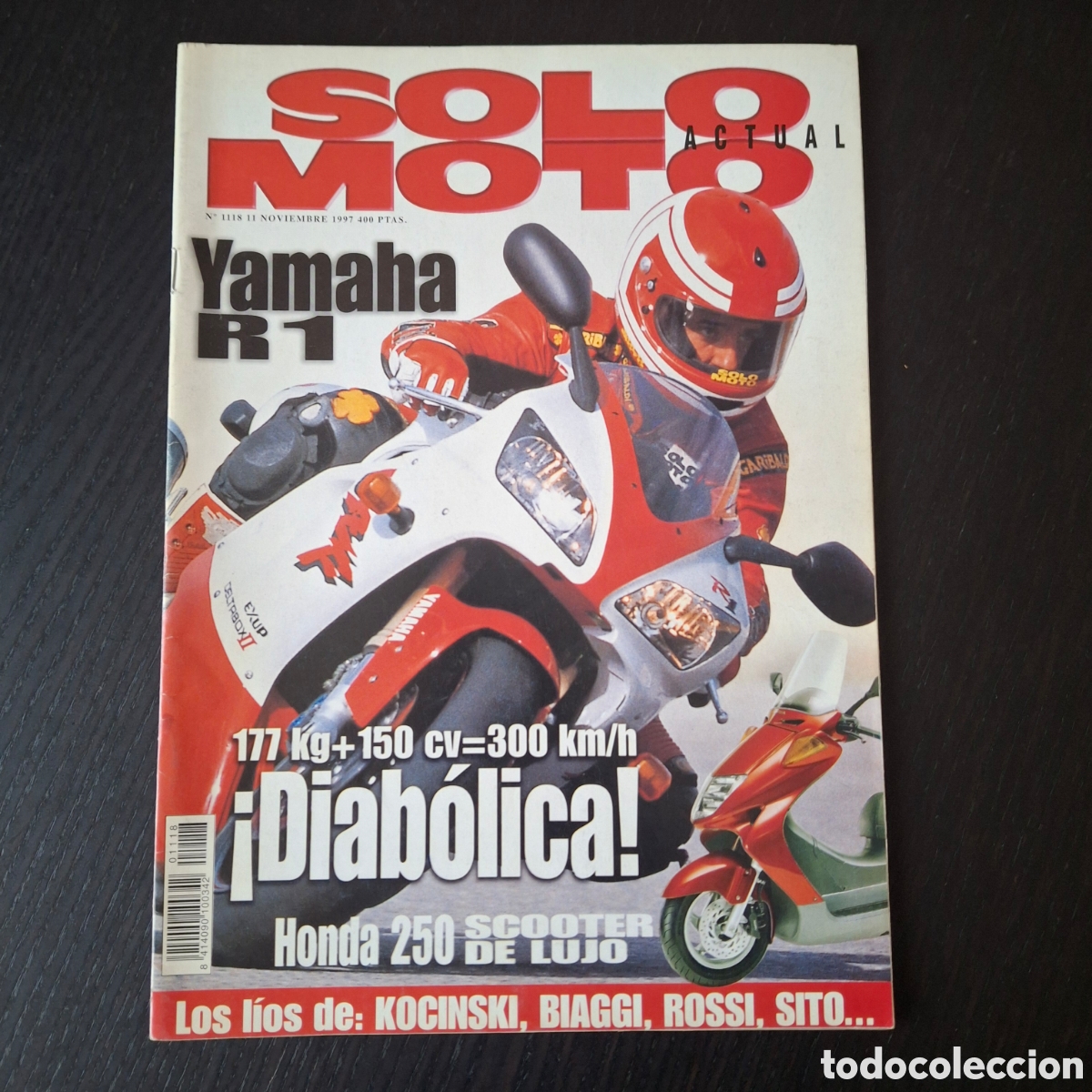 Autos und Motorr&auml;der: SOLO MOTO N&ordm; 1118 - YAMAHA YZF R1 HONDA CB 500 S FORESIGHT 250 MONTESA COTA 315 R KTM EXC 250 DERBI