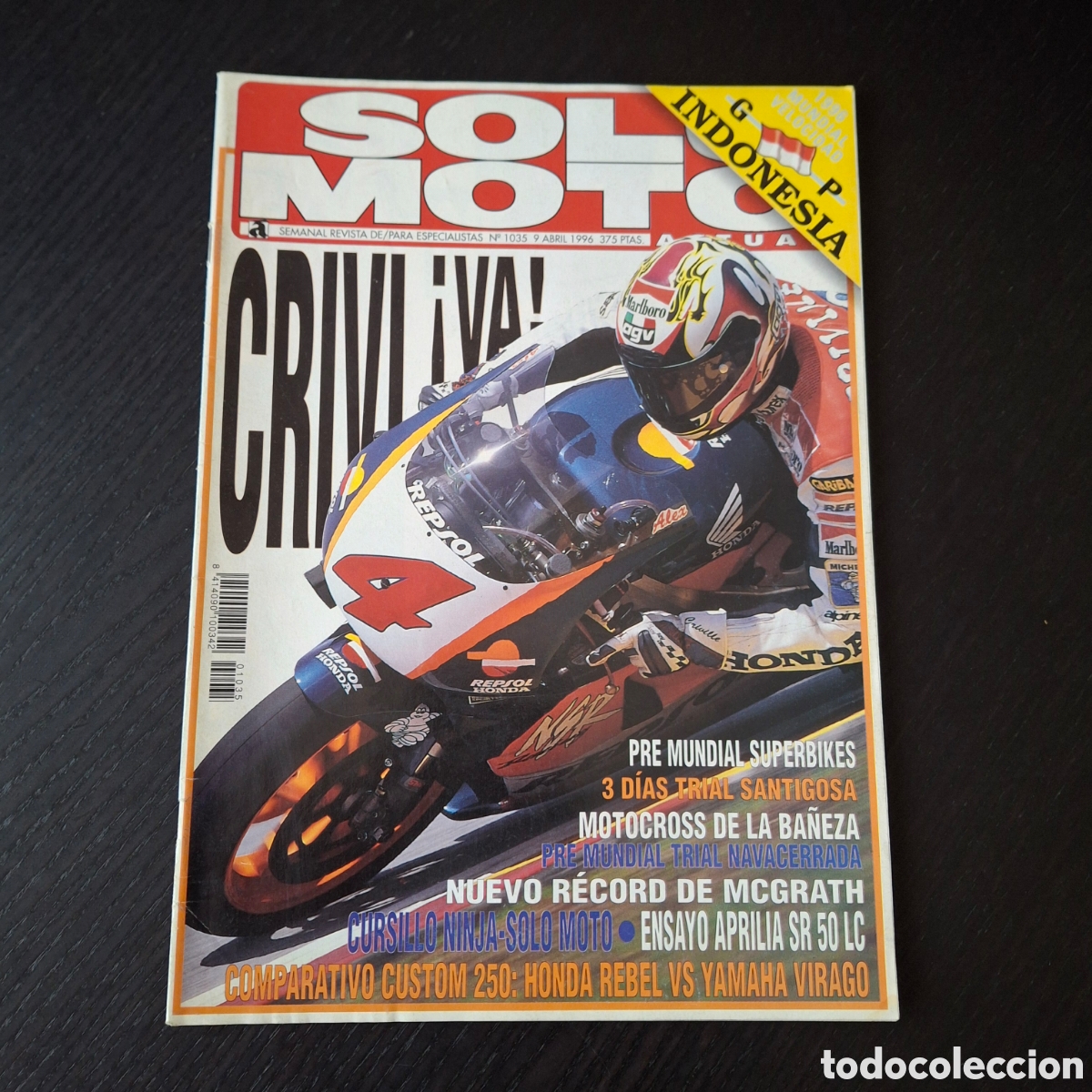 Autos und Motorr&auml;der: SOLO MOTO N&ordm; 1035 - YAMAHA XV VIRAGO 250 HONDA REBEL APRILIA SR 50 LC REPLICA MOTO GP TRIAL