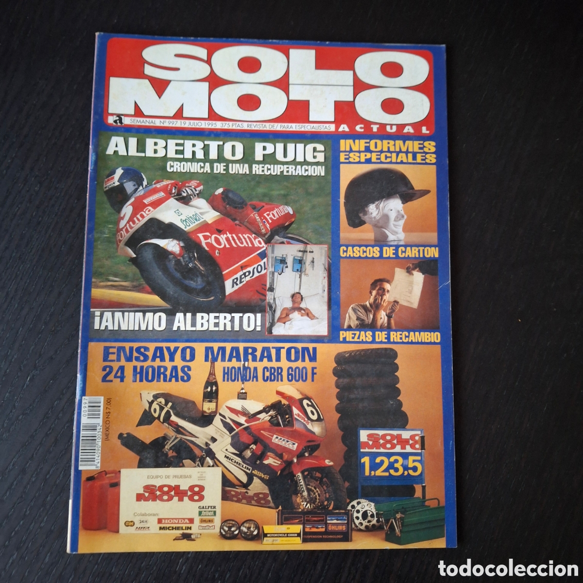 Autos und Motorr&auml;der: SOLO MOTO N&ordm; 997 - 24 HORAS MONTJUIC TRIAL LA RABASSA ANDORRA MOTOCROSS TOBARRA ALBACETE