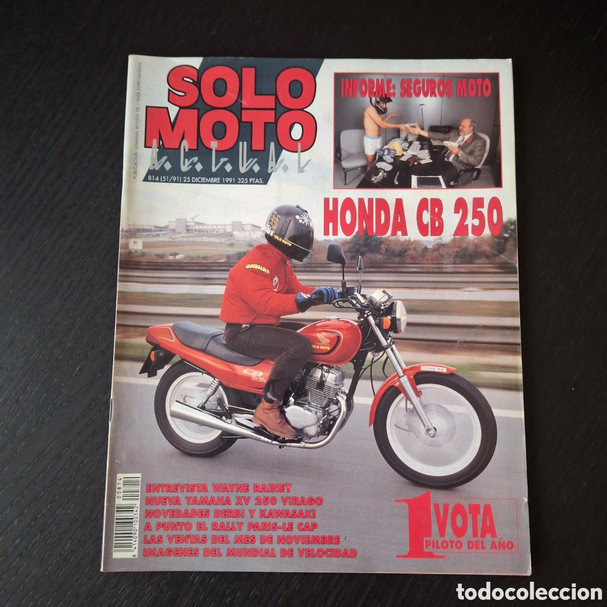 Autos und Motorr&auml;der: SOLO MOTO N&ordm; 814 - HONDA CB 250 TWO FIFTY YAMAHA VIRAGO XV 250 WAYNE RAINEY PARIS LE CAP NOVEDADES