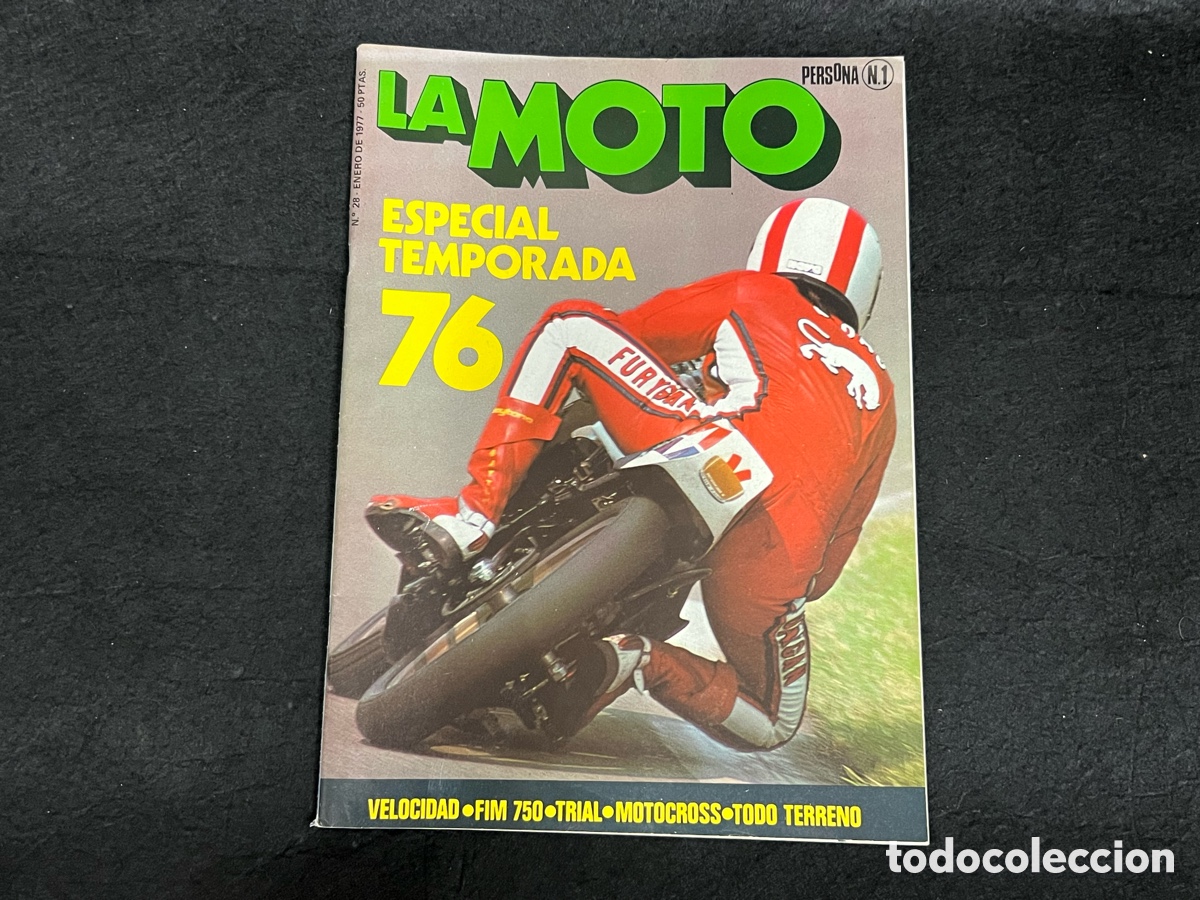 Coches y motocicletas: REVISTA LA MOTO N&Uacute;MERO 28 ENERO 1977 MOTOCROSS TRIAL VER SUMARIO.