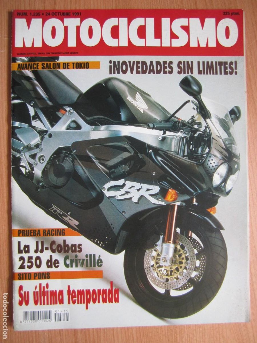 Coches y motocicletas: revista num 1235 a&ntilde;o 1991 jj-cobas criville sito pons